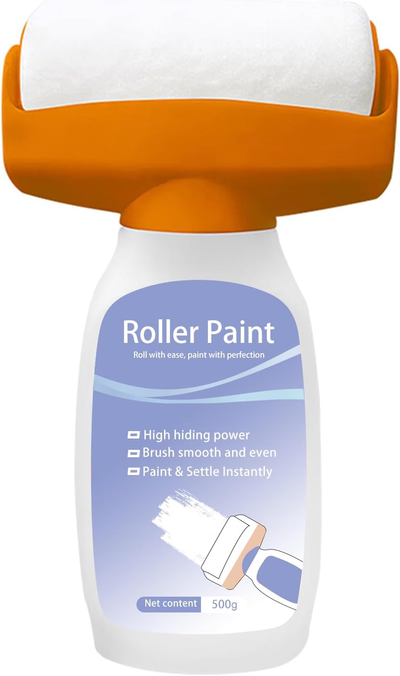 Instant Wall Repair Roller Paint Kit - White 500g