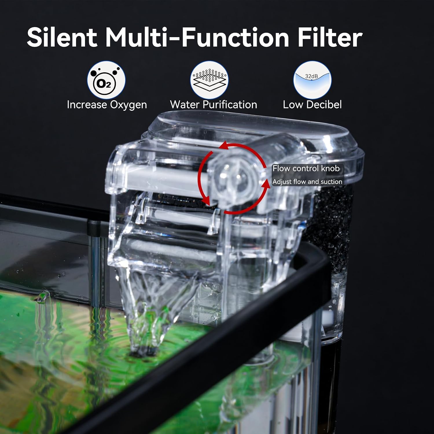 1.5 Gallon Desktop Mini Aquarium Kit - Hình 5