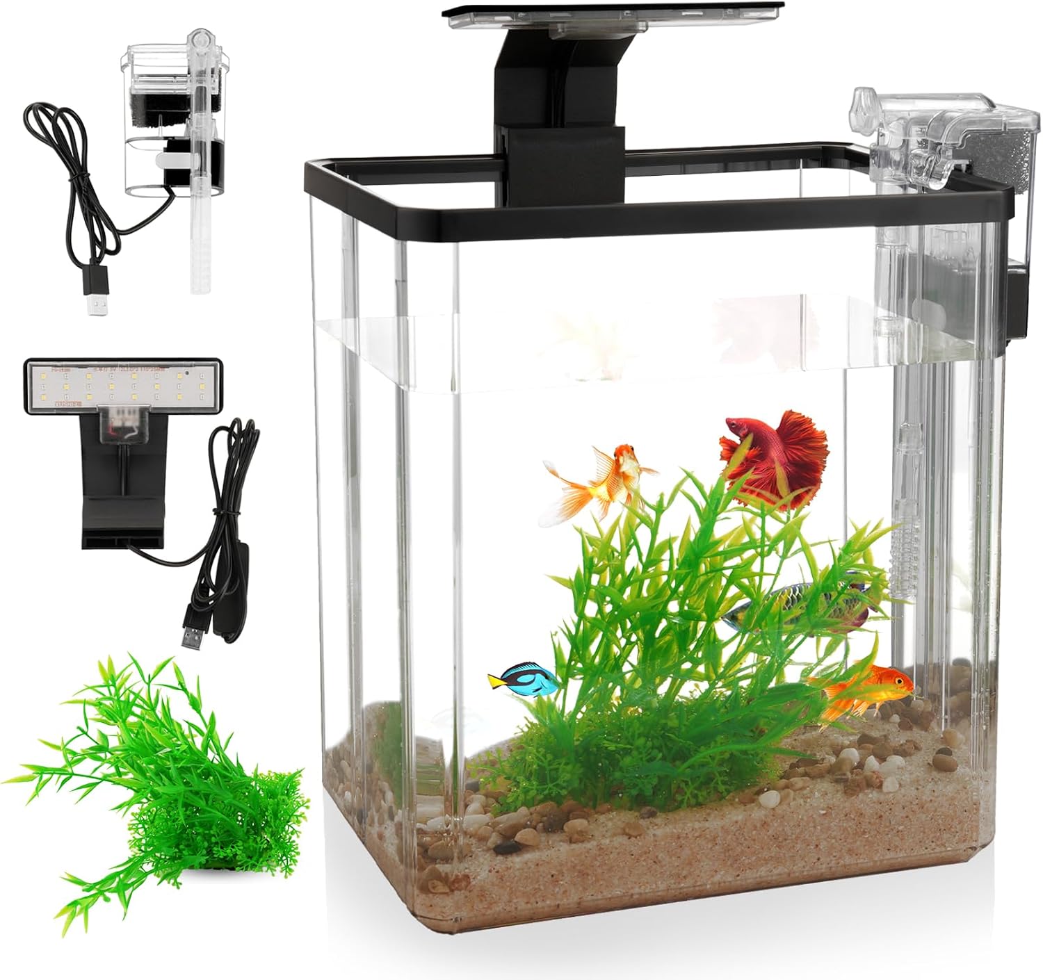 1.5 Gallon Desktop Mini Aquarium Kit