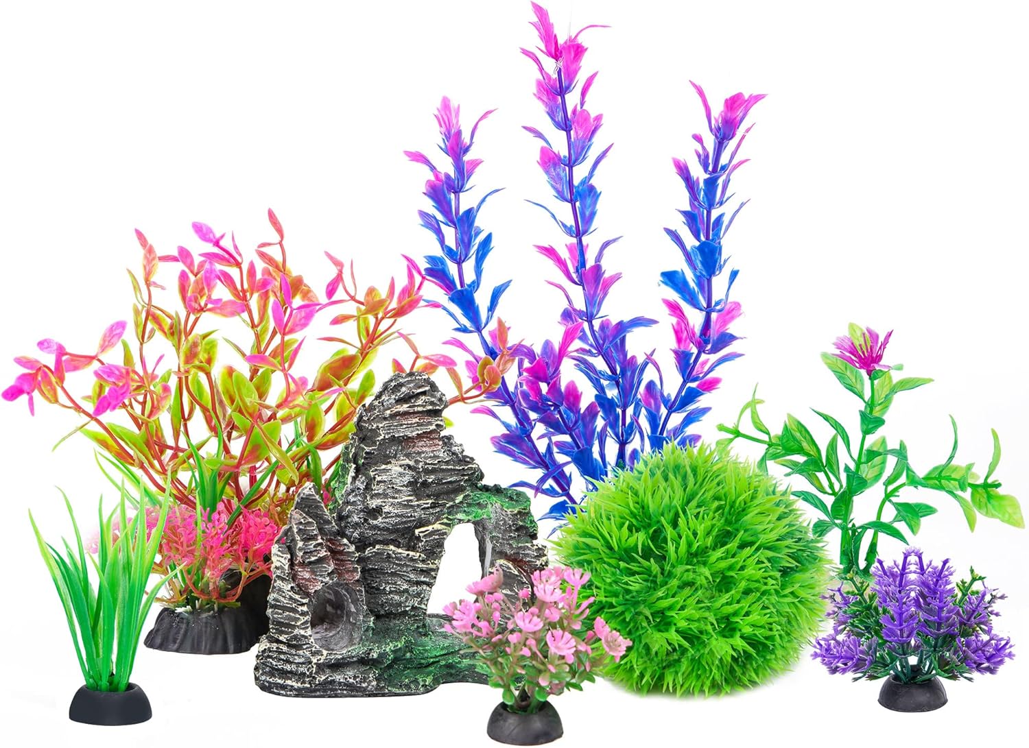 Colorful Artificial Aquarium Plants