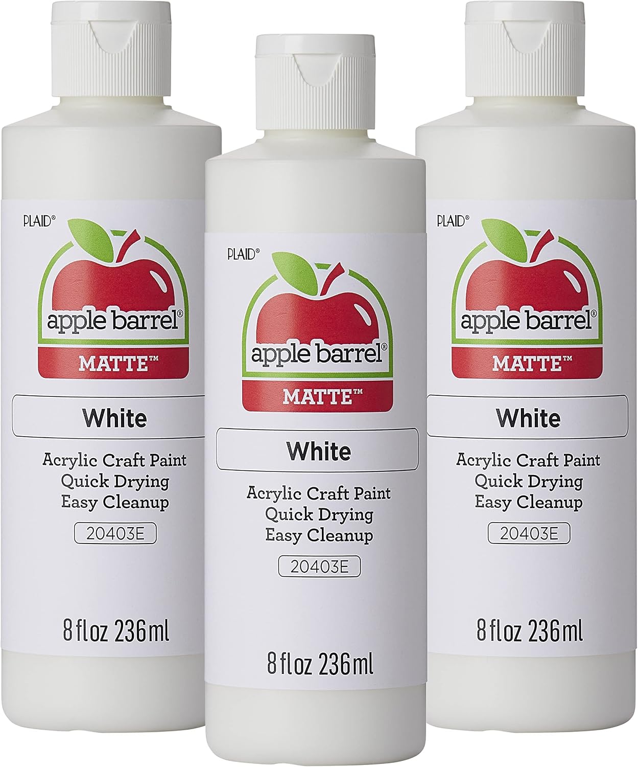Apple Barrel Matte White Acrylic Paint - Hình 16