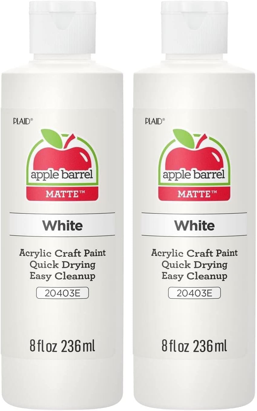 Apple Barrel Matte White Acrylic Paint - Hình 18