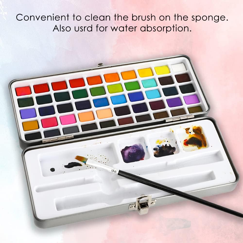 Grable 50-Color Watercolor Set - Hình 6