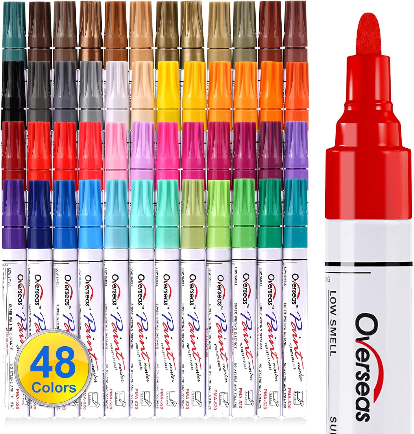 Overseas Oil-Based Metallic Paint Markers