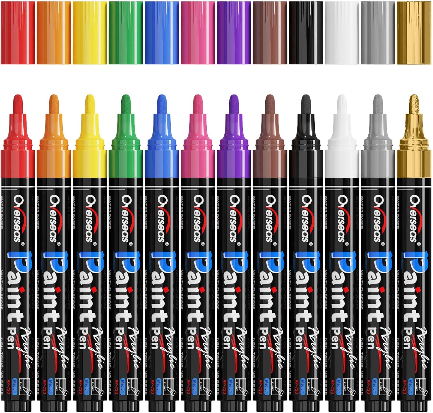 Overseas Acrylic Paint Pen Set