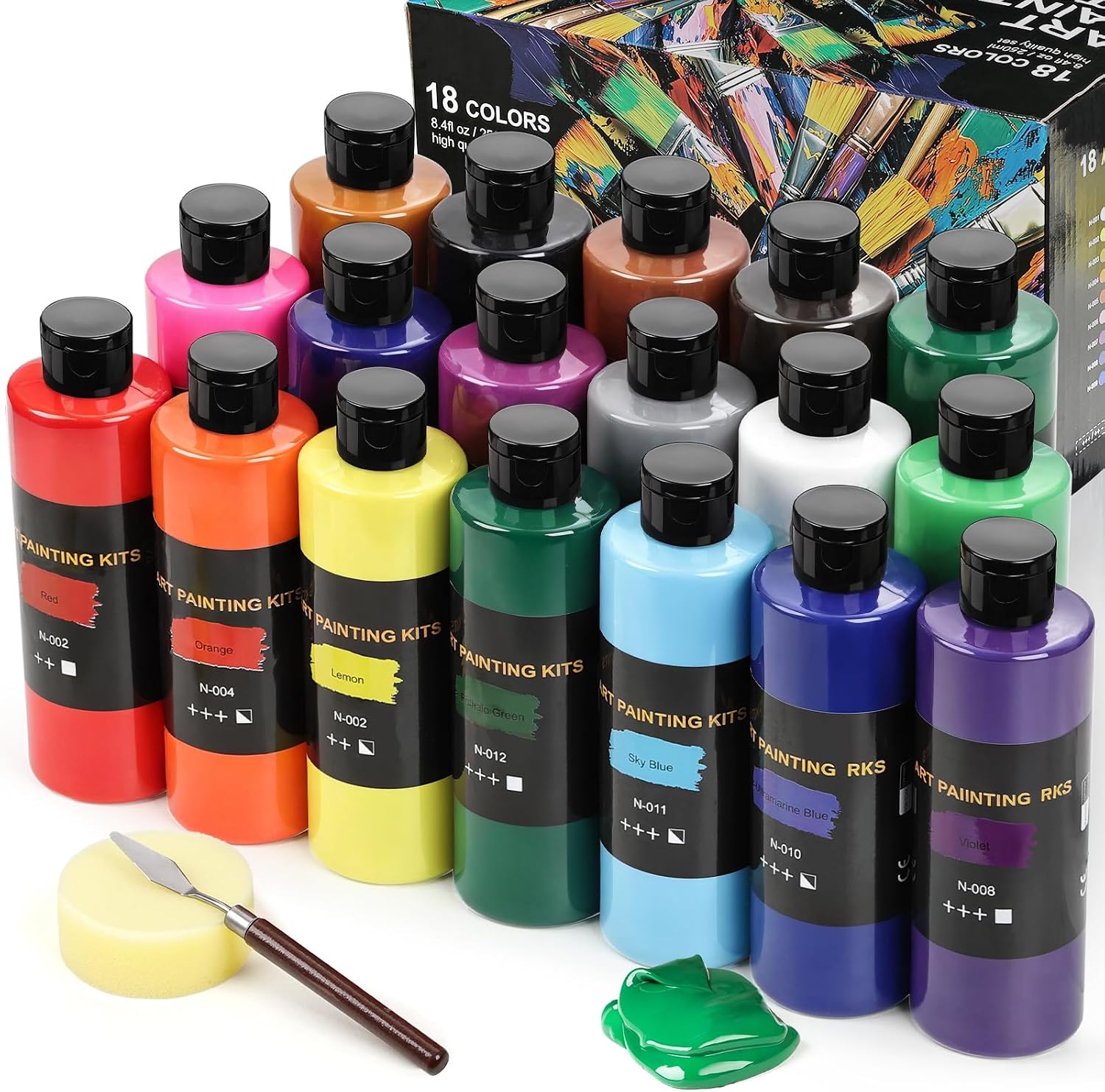 Jumbo Acrylic Paint Set