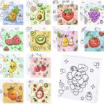 Kids' Fruit-Themed Mini Canvas Art Set