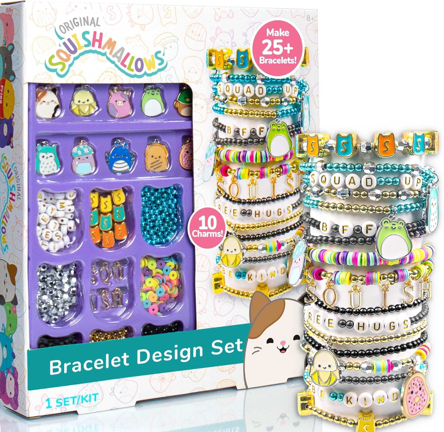 Charm Bracelet Design Kit - Beads & Findings