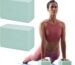 Mint Green Yoga Blocks (Set of 2) for Enhanced Stability
