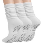 Scrunch Non-Slip Yoga Socks – 3 Pairs Earth Tones — view 9