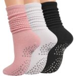 Scrunch Non-Slip Yoga Socks – 3 Pairs Earth Tones — view 10