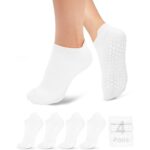Non-Slip Grip Socks for Yoga & Pilates (4 Pairs Multi-Color) — view 8