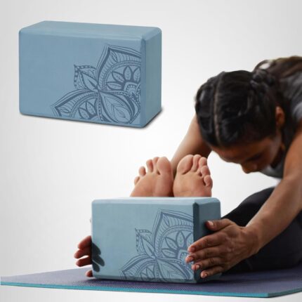Grey Yoga Blocks Set: Enhance Balance & Deepen Poses — view 2