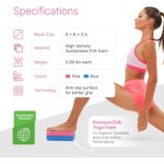 Pink & Blue Yoga Kit: Blocks, Strap & Knee Pads for All Levels — view 7
