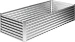 Black Corrugated Steel Raised Garden Bed