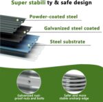 Oval Galvanized Steel Raised Garden Bed