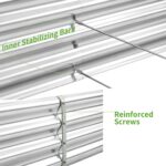 Silver Galvanized Steel Raised Garden Bed
