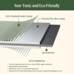 Sage Green Elevated Steel Garden Bed