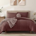 Chunky Knit Beige Throw Blanket