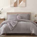 Chunky Knit Beige Throw Blanket