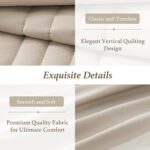 Chunky Knit Beige Throw Blanket