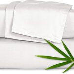 White Bamboo Viscose Throw Blanket