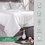 White Bamboo Viscose Throw Blanket