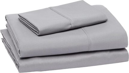Premium Grey Microfiber Sheet Set