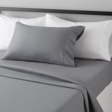 Premium Grey Microfiber Sheet Set