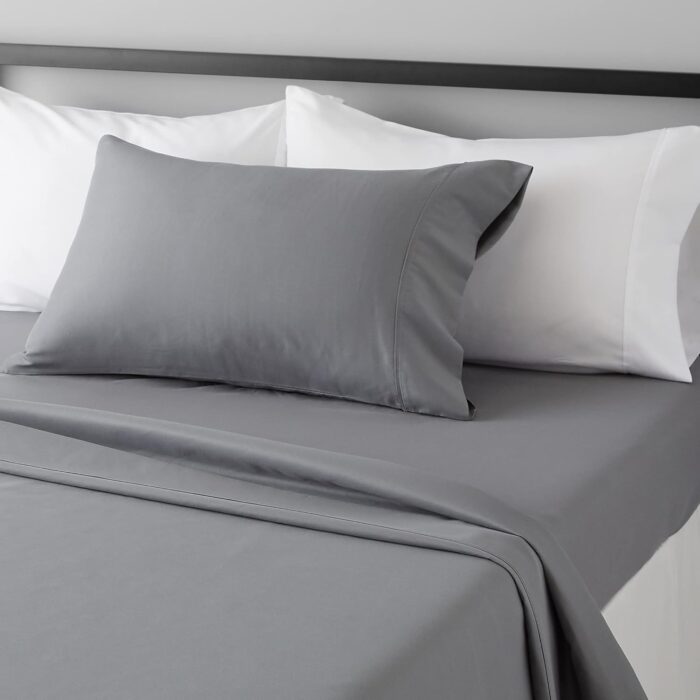 Premium Grey Microfiber Sheet Set – Soft & Wrinkle-Resistant