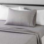 Premium Grey Microfiber Sheet Set