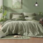 Forest Green Heathered Comforter Set