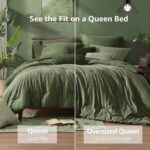 Forest Green Heathered Comforter Set