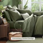 Forest Green Heathered Comforter Set