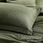 Forest Green Heathered Comforter Set