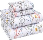 Floral Percale Cotton Bedding Set