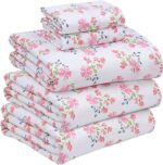 Floral Percale Cotton Bedding Set