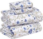 Floral Percale Cotton Bedding Set