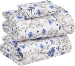 Floral Percale Cotton Bedding Set