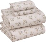 Floral Percale Cotton Bedding Set
