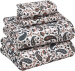 Floral Percale Cotton Bedding Set