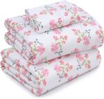 Floral Percale Cotton Bedding Set