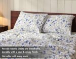Floral Percale Cotton Bedding Set