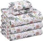 Floral Percale Cotton Bedding Set