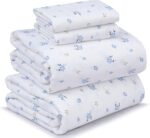 Floral Percale Cotton Bedding Set