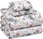 Floral Percale Cotton Bedding Set