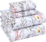 Floral Percale Cotton Bedding Set