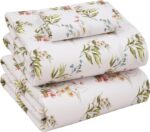 Floral Percale Cotton Bedding Set