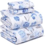 Floral Percale Cotton Bedding Set