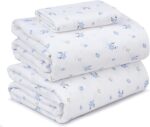 Floral Percale Cotton Bedding Set